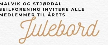 Bli med på seilforeningens julebord!